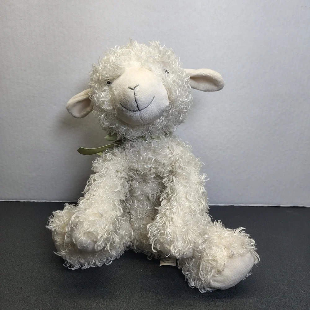 Hallmark Cute fluffy white sheep plush stuffed animal toy Rare